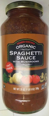 Spaghetti sauce with mushrooms
