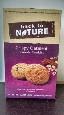 Crispy Oatmeal Granola Cookies