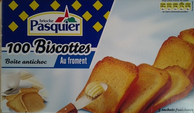 Biscottes Au Froment (x 100) - Brioche Pasquier