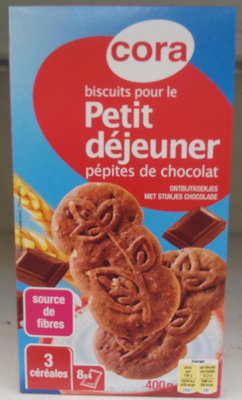 Biscuits pour le Petit déjeuner pépites de chocolat