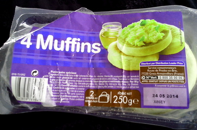 4 muffins