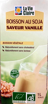 Boisson au soja saveur vanille BIO