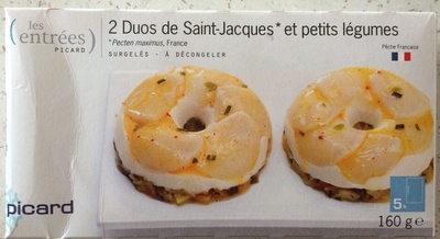 2 Duos de Saint-Jacques et petits légumes