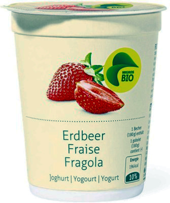 Yogourt fraise BIO