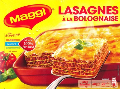 Lasagnes à la Bolognaise - 1 kg - Maggi 