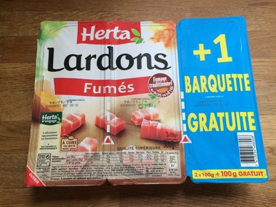 Lardons, Fumés (+ 1 Barquette Gratuite)