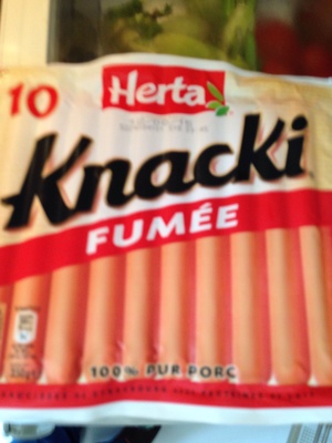 Saucisses fumées Knacki
