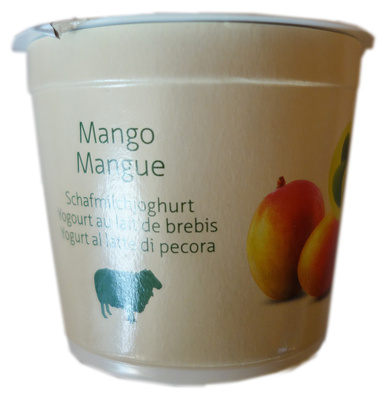Yogourt au lait de brebis mangue BIO
