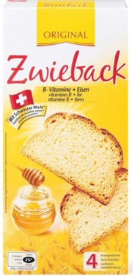 Zwieback Original Vitamines B + fer