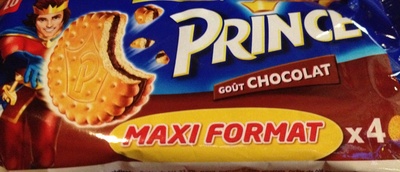Prince goût chocolat maxi format x4