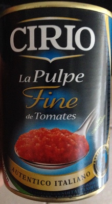 La pulpe fine de tomates