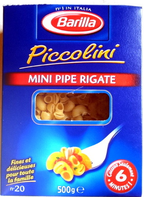 Mini Pipe Rigate n° 20 Piccolini