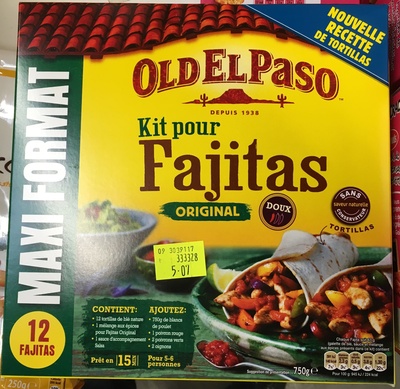 Kit pour Fajitas Original (maxi format)