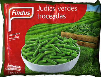 Judías verdes redondas troceadas congeladas &quot;Findus&quot;