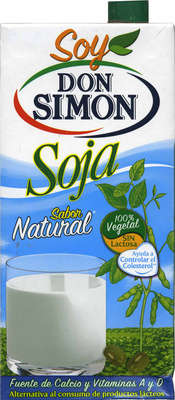 Bebida de soja &quot;Don Simón&quot; Natural