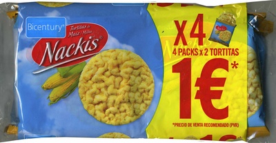 Tortitas de maíz - 4 Packs