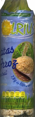 Tortitas de arroz con sal
