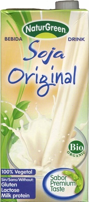 Bebida de soja ecológica &quot;NaturGreen&quot; Original