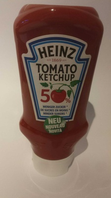 Heinz ketchup 50% moins sucres