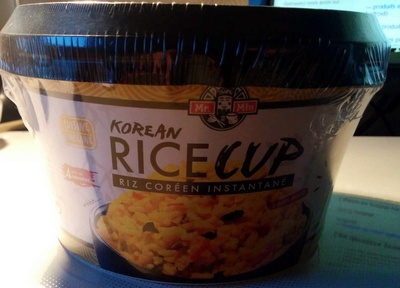 Korean Rice Cup Goût Poulet Curry